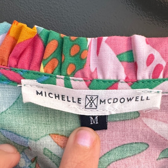 Michelle McDowell Tropical Dress Size M - Picture 2 of 4